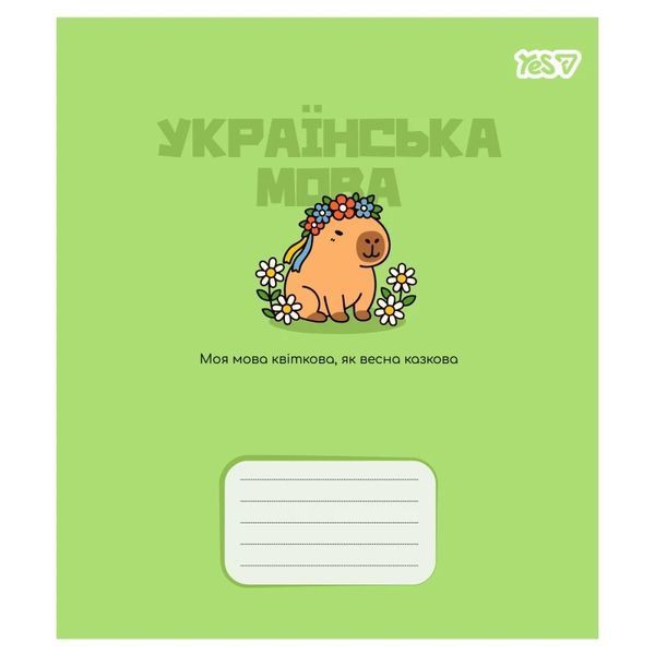 Набір предметних зошитів 24 аркушів YES Capybara 3 предмети 768557 фото