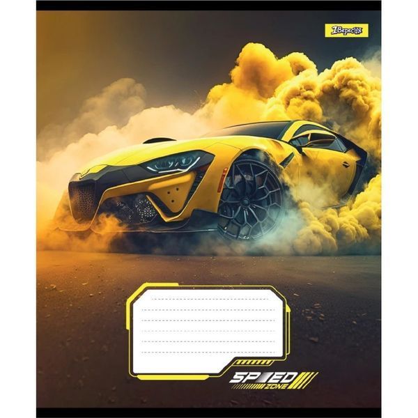 Зошит шкільний в клітинку 12 аркушів 1 Вересня, Speed (5 видів) 768018 фото