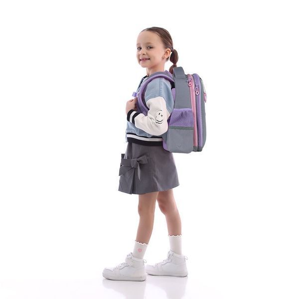 Шкільний рюкзак для дівчинки, з анатомічною спинкою, GoPack Education Cute Kitty GO26-165S-3 фото