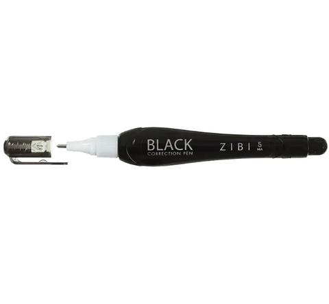Ручка коректор ZiBi Black 5 мл ZB.2903 фото