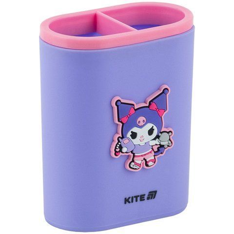 Пластиковий стакан підставка для ручок та олівців Kite Kuromi куромі HK25-170-2 фото