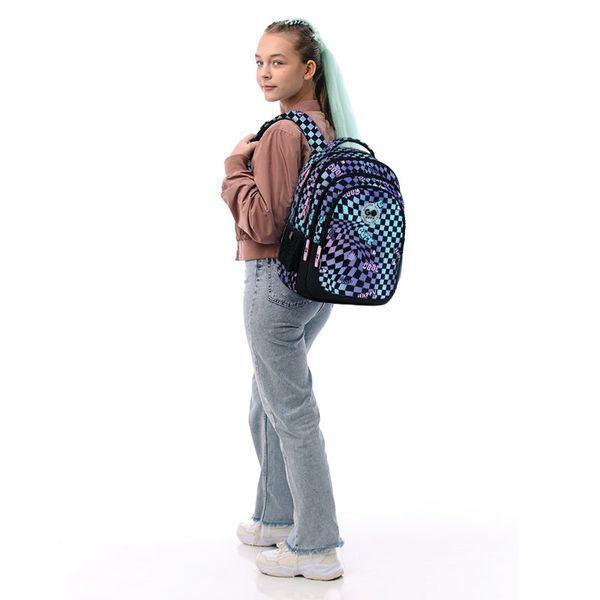 Шкільний рюкзак для дівчинки, з ущільненою спинкою, GoPack Teens GO26-162M-2 фото