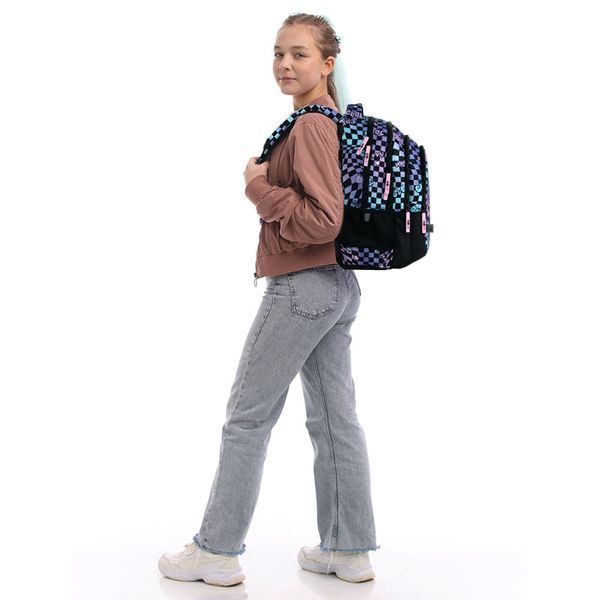 Шкільний рюкзак для дівчинки, з ущільненою спинкою, GoPack Teens GO26-162M-2 фото