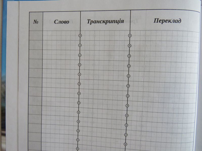 Зошит-словник для запису іноземних слів, тверда обкладинка, матова ламінація, Жирафи 1В2674 фото