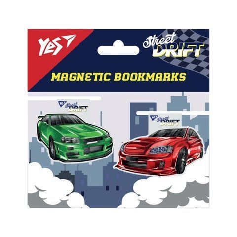 Магнітні закладки 2 шт на планшеті Yes Cool Street drift 708119 фото