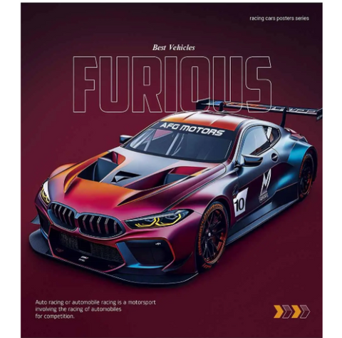 Зошит шкільний в лінію 96 аркушів Школярик Cars posters (5 видів) 096-3572L фото