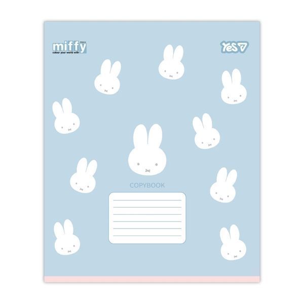 Зошит шкільний в клітинку 12 аркушів Yes, Miffy Flowers (5 видів) 768708 фото