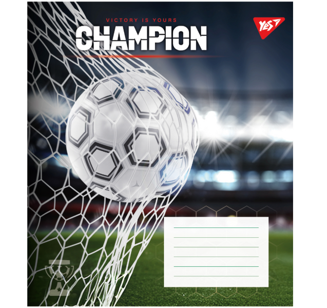 Зошит шкільний в лінію 36 аркушів Yes Champion 767826 фото