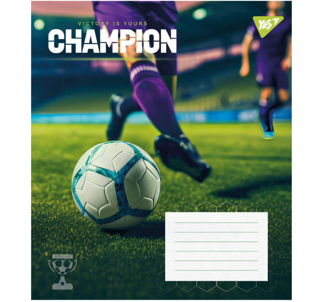Зошит шкільний в лінію 36 аркушів Yes Champion 767826 фото