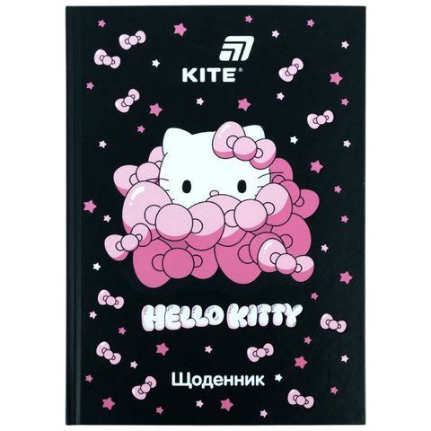 Шкільний щоденник, тверда обкладинка Kite Hello Kitty Хелоу Кітті HK26-262-1 фото
