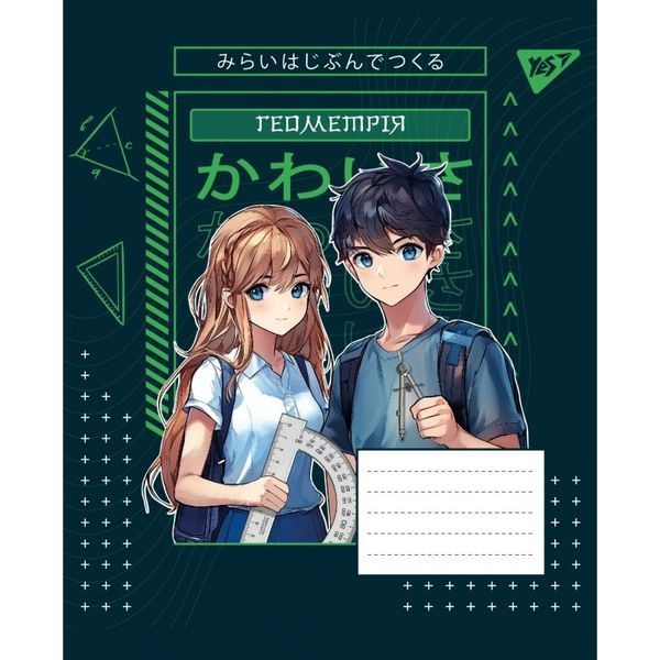 Набір шкільних предметних зошитів в клітинку YES 48 аркушів Anime, 9 предметів 767484 фото