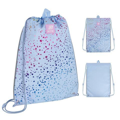 Сумка для змінного взуття Kite Shiny блакитний K25-600M-5 фото