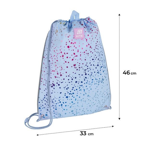 Сумка для змінного взуття Kite Shiny блакитний K25-600M-5 фото